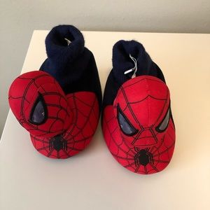 Toddler size 9 spider man slippers